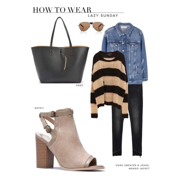 Faux-Suede Taupe Open Booties Size 11, NIB - Picture 5 of 5